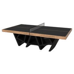 Elevate Customs Maze Tennis Table /Solid Curly Maple Wood in 9' -Made in USA