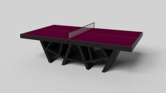Elevate Customs Maze Tennis Table / Solid Pantone Black in 9' - Made in USA