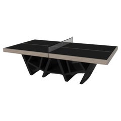 Elevate Customs Maze Tennis Table / Solid White Oak Wood in 9' - Made in USA