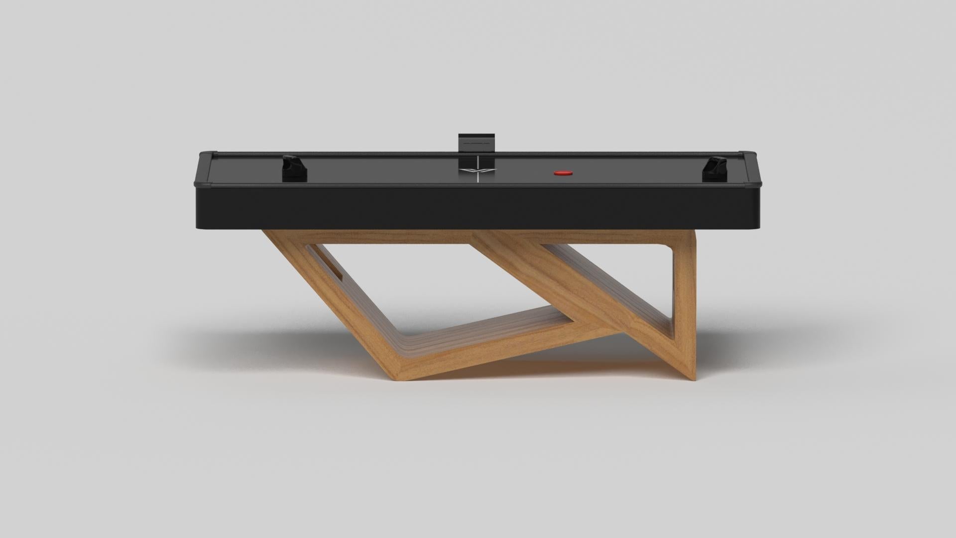 Américain Elevate Customs Rumba Air Hockey Tables / Solid Teak wood in 7' - Made in USA en vente