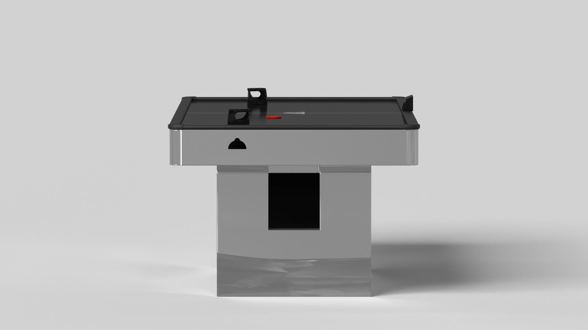 Moderno Elevate Customs Rumba Air Hockey Tables /Metallo in acciaio inossidabile in 7'-Made in USA in vendita