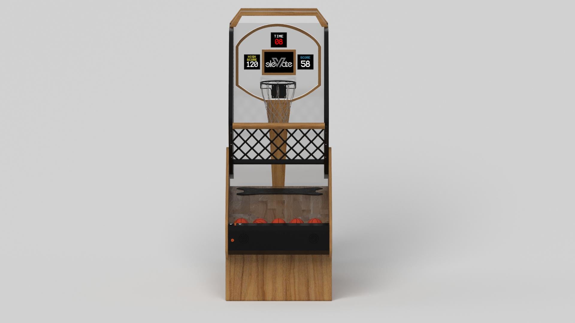 Modern Elevate Customs Rumba Basketball Tables / Solid Teak Wood in 8'3