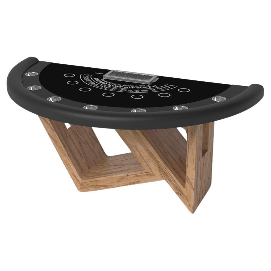 Elevate Customs Rumba Black Jack Tables / Solid Curly Maple Wood in 7'4" - USA For Sale