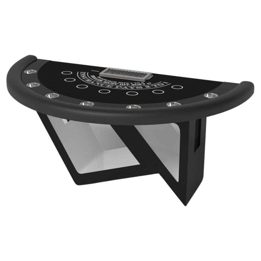 Elevate Customs Rumba Black Jack Tables /Solid Pantone Black Color in 7'4" - USA For Sale