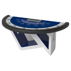 Elevate Customs Rumba Black Jack Tables /Solid Pantone White Color in 7'4" - USA