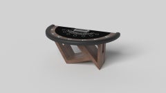 Elevate Customs Rumba Black Jack Tables /Solid Walnut Wood in 7'4" - Made in USA
