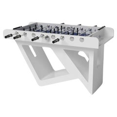 Elevate Customs Rumba Foosball Table/Solid Pantone White Color in 5'-Made in USA