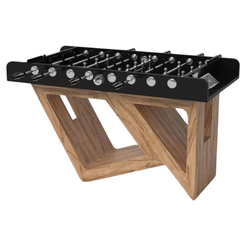 Elevate Customs Rumba Foosball Tables /Solid Curly Maple Wood in 5' -Made in USA For Sale