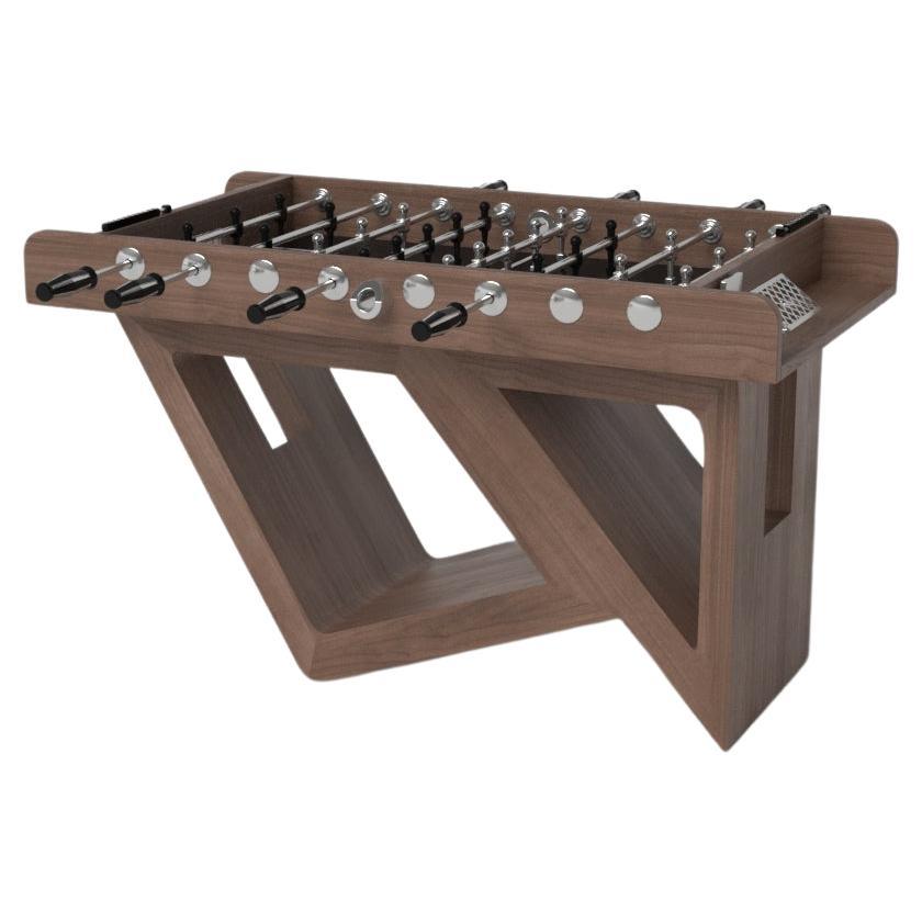 Elevate Customs Rumba Foosball Tables / Solid Walnut Wood in 5' - Made in USA For Sale