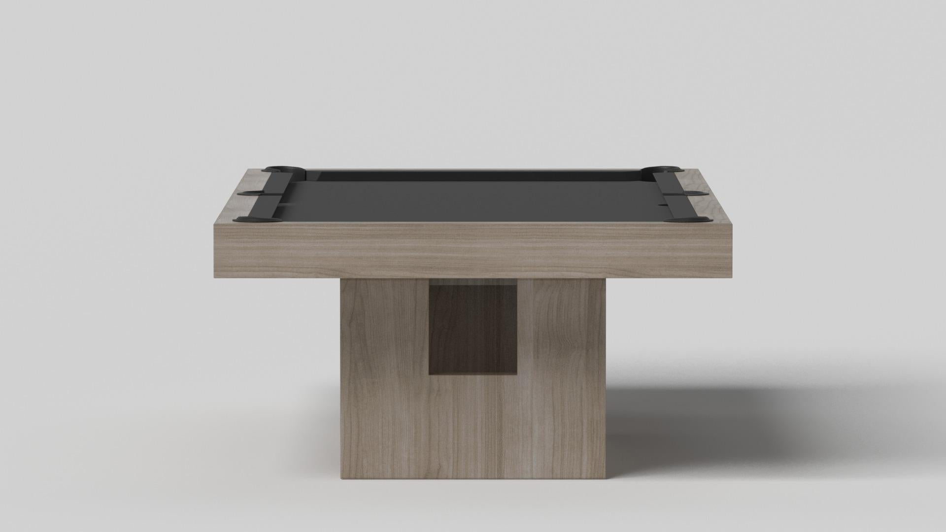 Modern Elevate Customs Rumba Pool Table / Solid White Oak Wood in 7'/8' - Made in USA For Sale