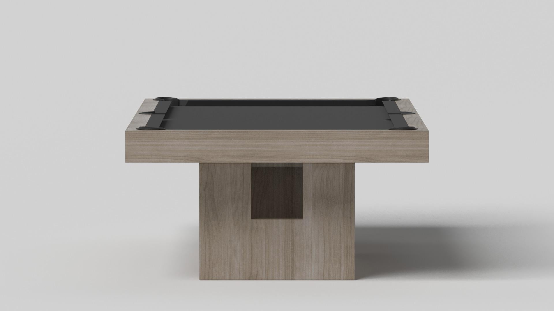 Modern Elevate Customs Rumba Pool Table / Solid White Oak Wood in 8.5' - Made in USA For Sale