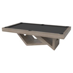 Elevate Customs Rumba Pooltisch / Massivholz Eiche Weiß in 8,5' - Made in USA