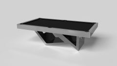 Elevate Customs Rumba Pool Table / Stainless Steel Metal in 9' - Made in USA
