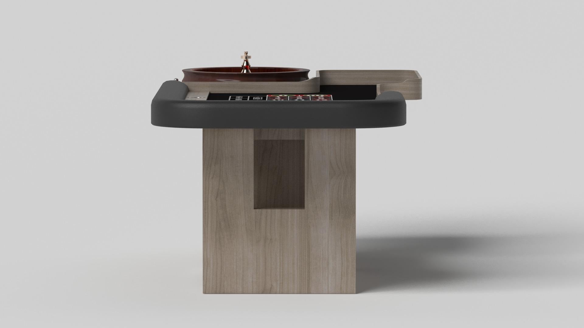 Modern Elevate Customs Rumba Roulette Tables /Solid White Oak Wood in 8'2