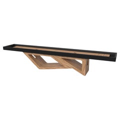 Elevate Customs Rumba Shuffleboard-Tische / Massivholz geschwungenes Ahornholz in 12' - USA