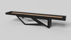 Elevate Customs Rumba Shuffleboard Tables /Solid Pantone Black Color in 16' -USA