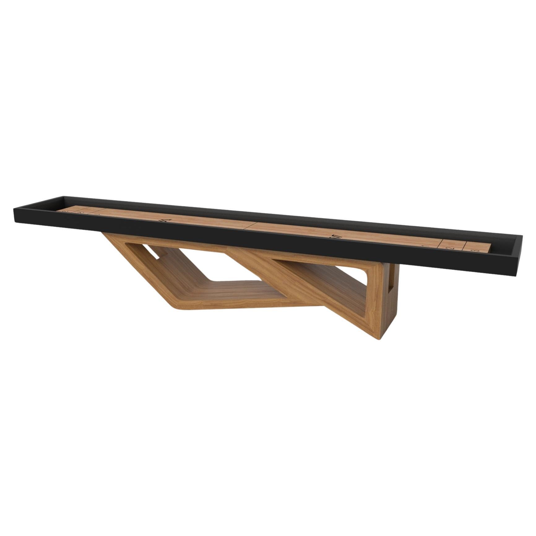 Elevate Customs Rumba Shuffleboard Tables / Bois de teck massif en 9' - USA en vente