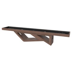 Tables de Shuffleboard Rumba de Elevate Customs / Solid Walnut Wood en 9' - USA