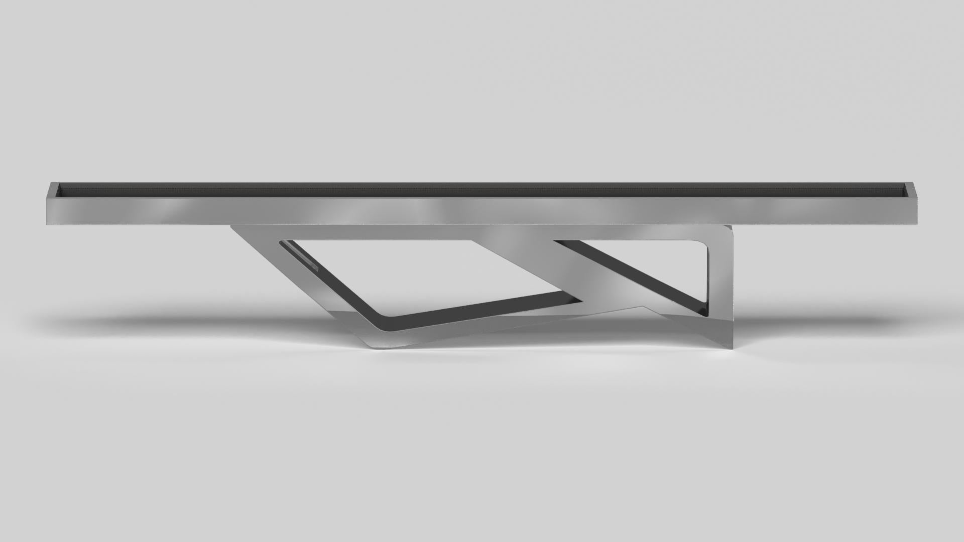 Américain Elevate Customs Tables de Shuffleboard Rumba /Tôle d'acier inoxydable en 9'-USA en vente