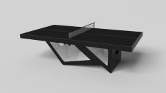 Elevate Customs Rumba Tennis Table / Solid Pantone Black in 9' - Made in USA