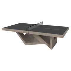 Elevate Customs Rumba Tennis Table / Solid White Oak Wood in 9' - Made in USA