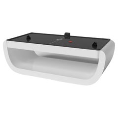 Tavolo Air Hockey Sid di Elevate Customs/Solido Colore Bianco Pantone in 7' - Made in USA