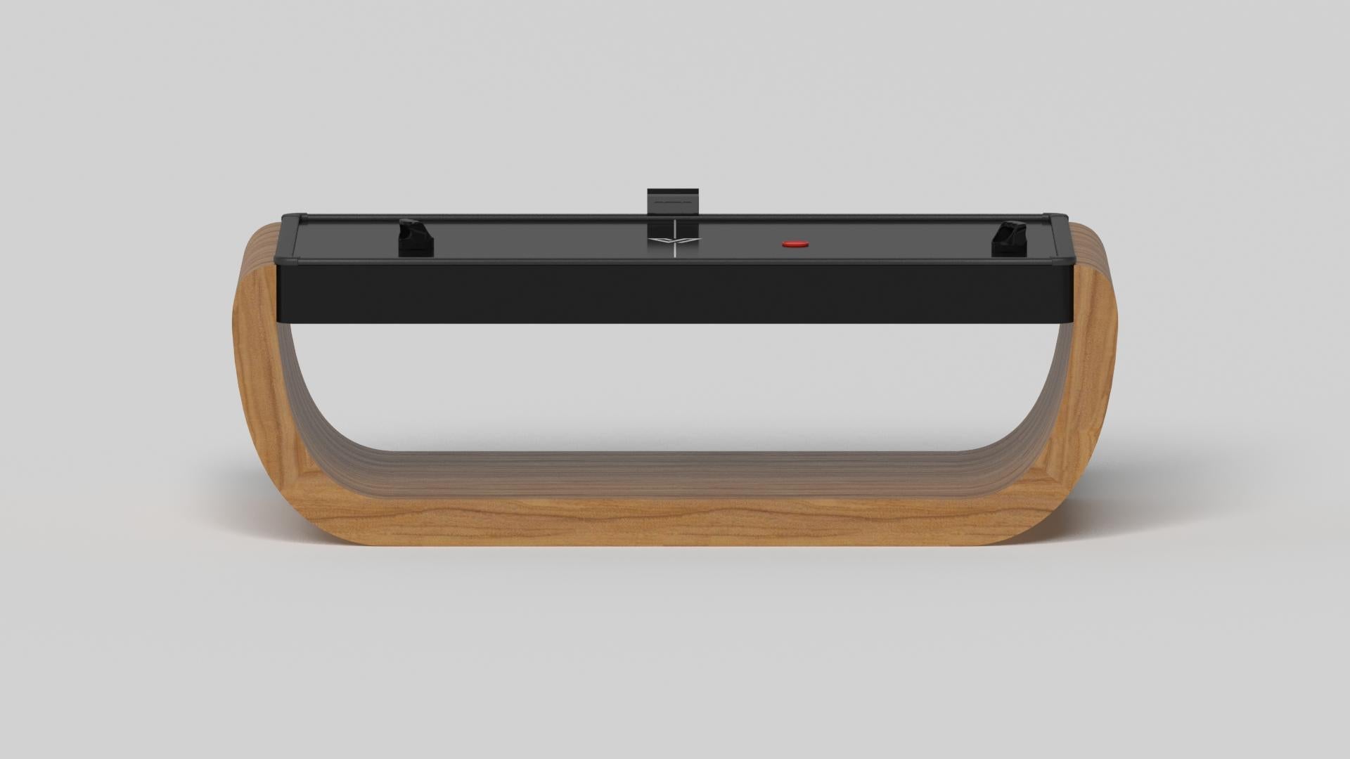 Américain Tables de hockey sur mesure Sid en teck massif de 7 pouces, fabriquées aux États-Unis en vente