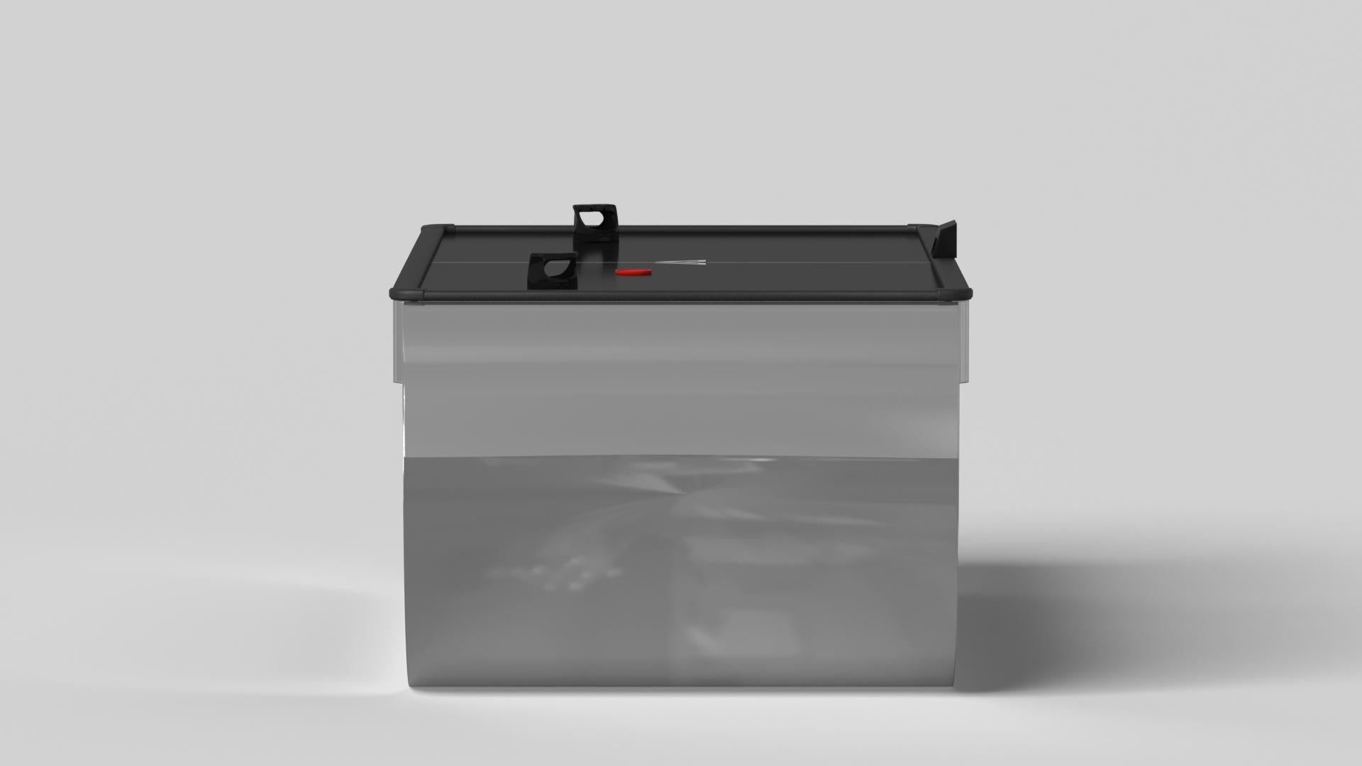Moderne Elevate Customs Sid Air Hockey Tables / Stainless Steel Metal in 7' -Made in USA en vente