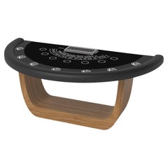 Elevate Customs Sid Black Jack Tables / Solid Teak Wood in 7'4" - Made in USA