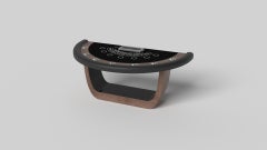 Elevate Customs Sid Black Jack Tables / Solid Walnut Wood in 7'4" - Made in USA