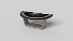 Elevate Customs Sid Black Jack Tables /Solid White Oak Wood in 7'4" -Made in USA