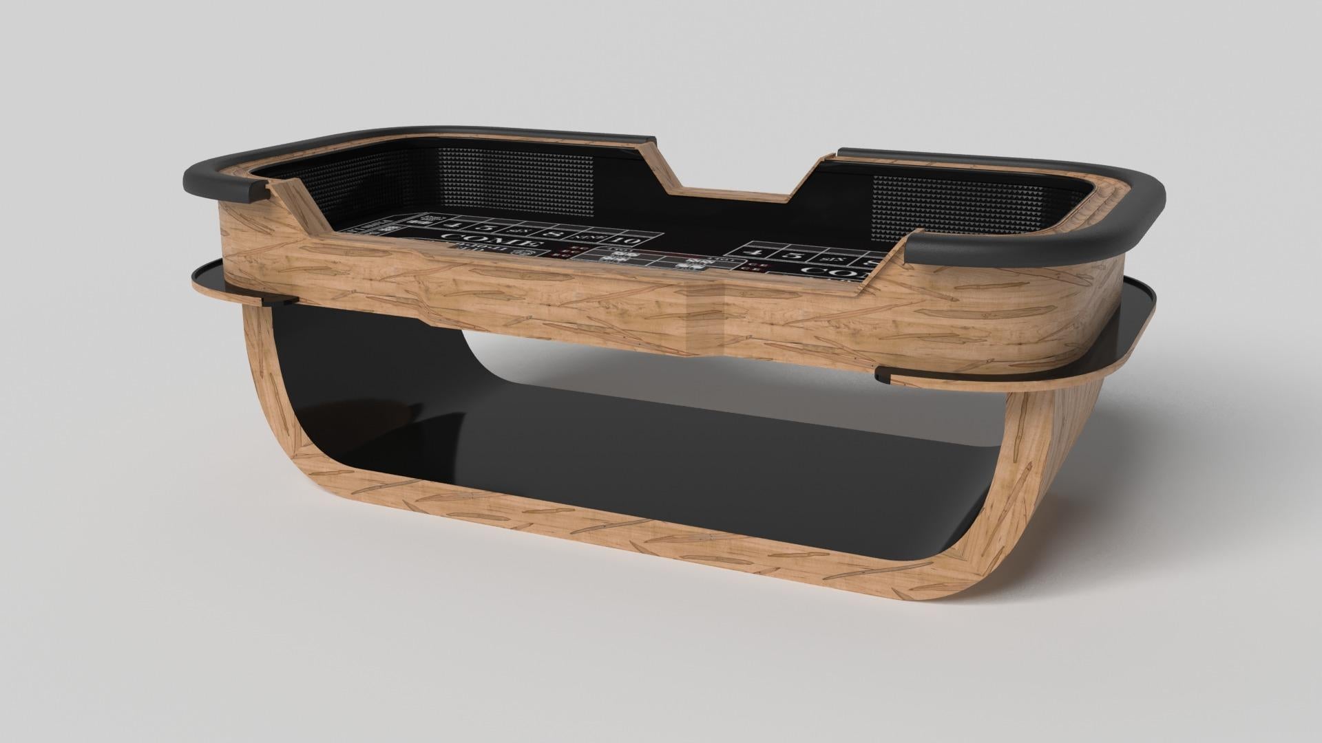 Hecha a mano con detalles intrincados y una base curvada tallada con precisión, la mesa de dados Sid en negro engloba una serie de bordes suaves, detalles distintivos y elementos poco convencionales en una expresión única de diseño de lujo.