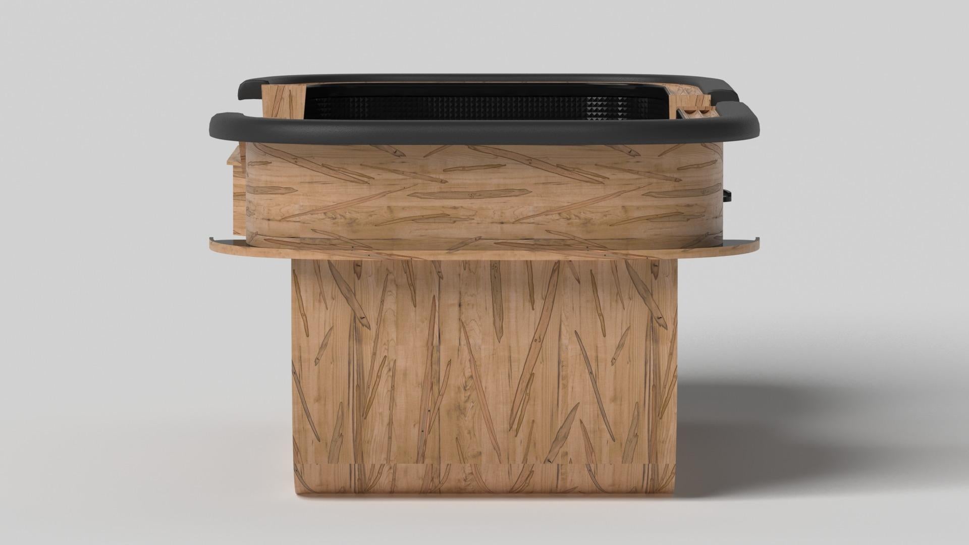 Elevate Customs Sid Mesas de dados / Madera maciza de arce rizado en 9'9