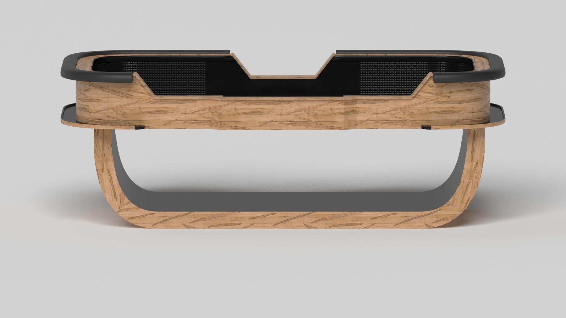 Elevate Customs Sid Mesas de dados / Madera maciza de arce rizado en 9'9