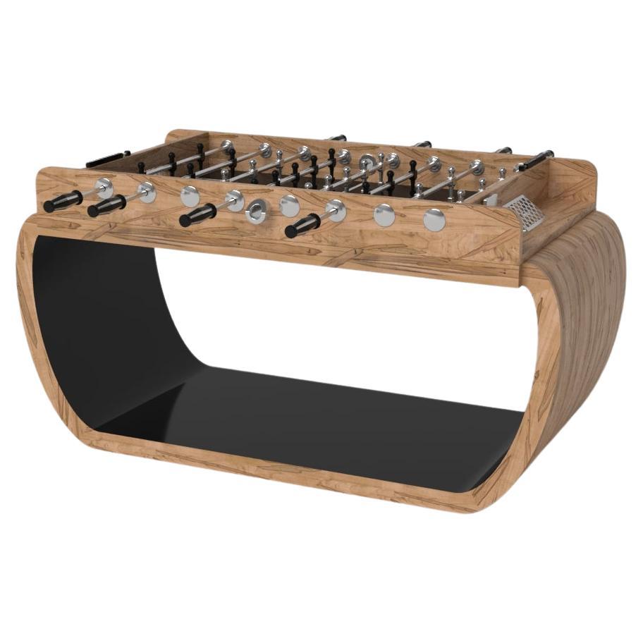 Elevate Customs Sid Foosball Tables / Solid Curly Maple wood in 5' - Made in USA For Sale