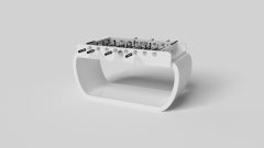 Tavoli da biliardino Elevate Customs Sid/Solido colore bianco pantone da 5' - Made in USA