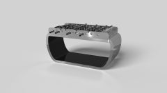 Elevate Customs Sid Foosball Tables / Stainless Steel Metal in 5' - Made in USA