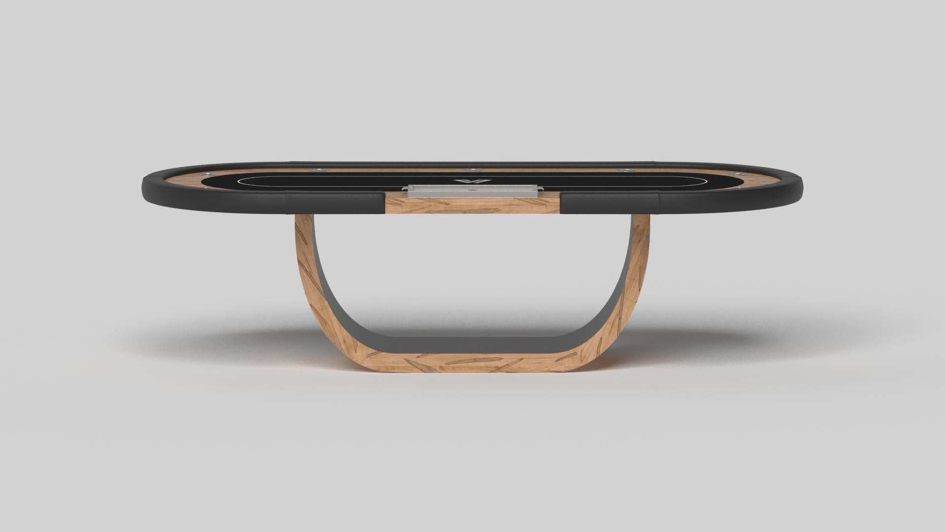 American Elevate Customs Sid Poker Tables / Solid Curly Maple Wood in 8'8
