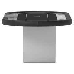 Tables de poker Sid personnalisées /Solid Pantone White Color in 8'8" -Made in USA