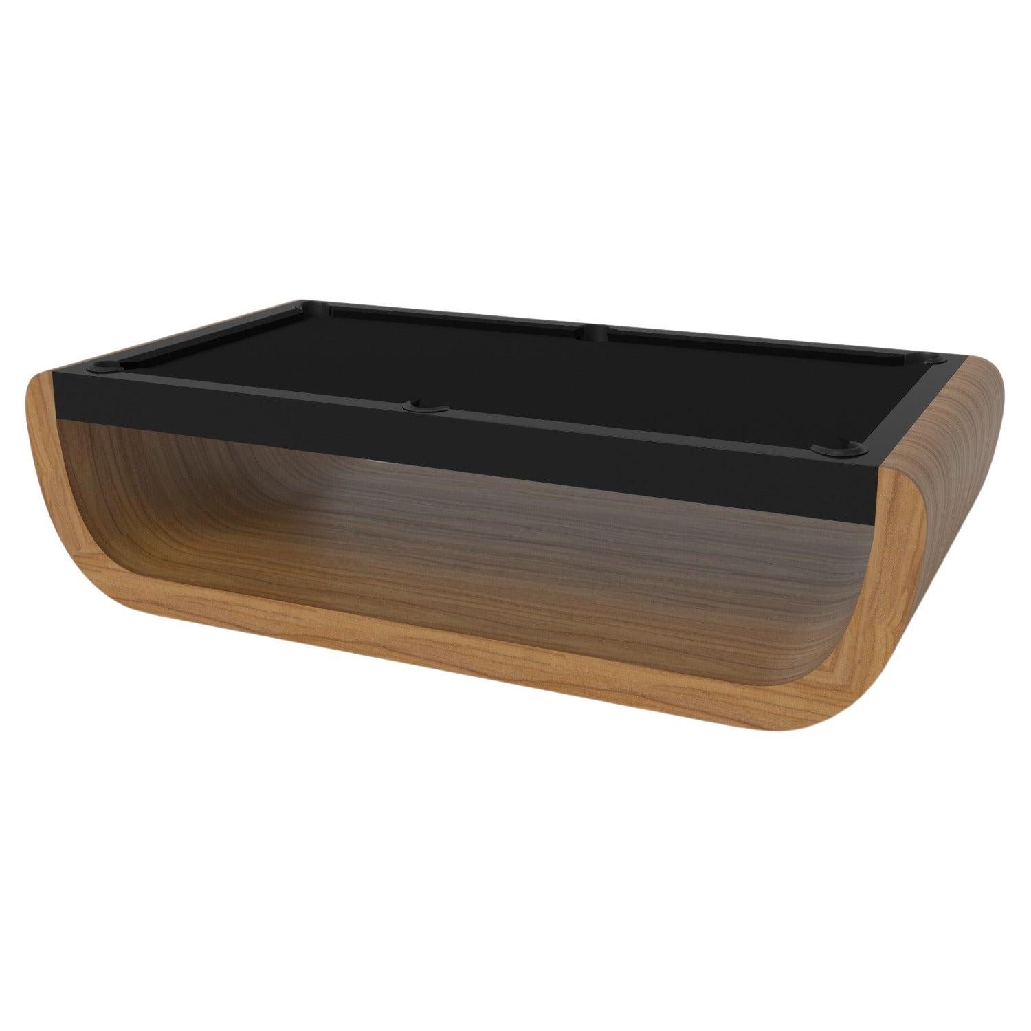 Elevate Customs Sid Pool Table / Solid Teak Wood in 9' - Made in USA