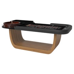Tables Roulette Sid Roulette sur mesure en bois de teck massif de 8'2" - Fabriqué aux États-Unis