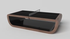Elevate Customs Sid Tennis Table / Solid Walnut Wood in 9' - Made in USA