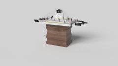 Elevate Customs Upgraded Baluster Dome Hockey / Solid Walnut Wood in 3'9" - USA