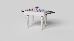 Elevate Customs Standard Don Dome Hockey Tables /Solid Pantone White in 3'9"-USA