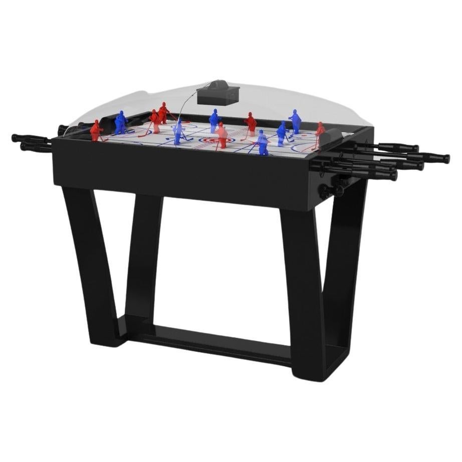 Elevate Customs Standard Elite Dome Hockey Table/Solid Pantone Black in 3'9"-USA For Sale