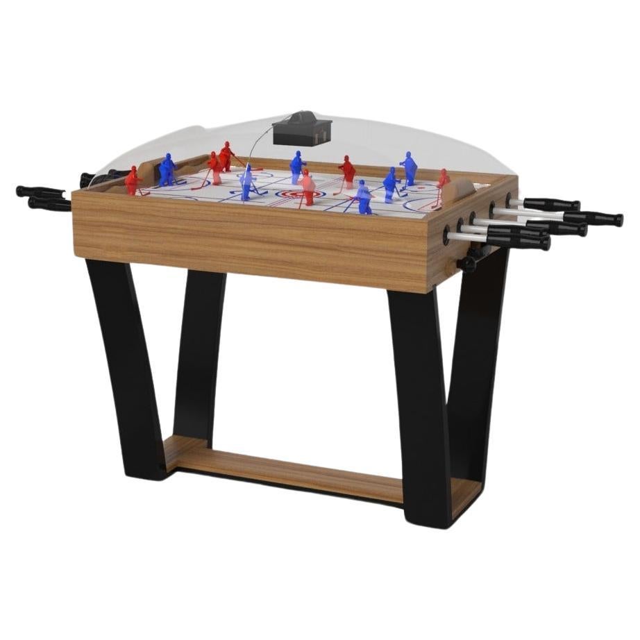 Elevate Customs Standard Elite Dome Hockey Tables / Solid Teak Wood in 3'9" -USA For Sale