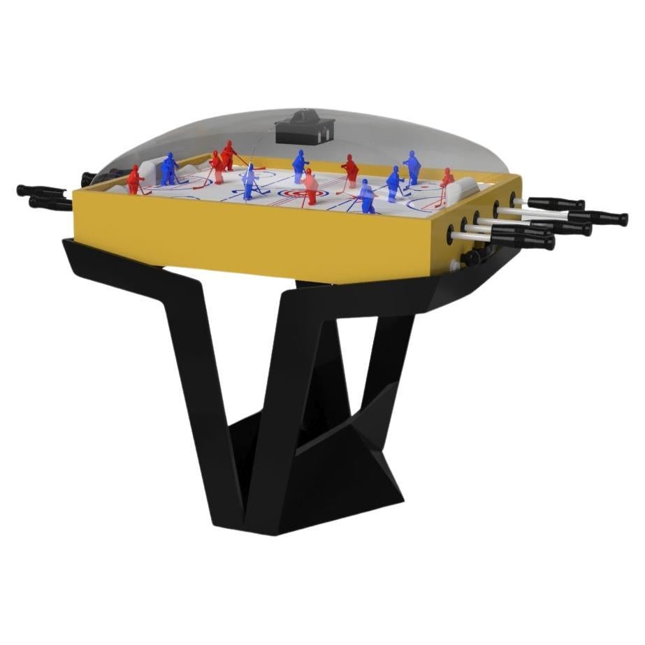 Elevate Customs Standard Enzo Dome Hockey Tables/Solid Giallo Orion in 3'9" -USA For Sale