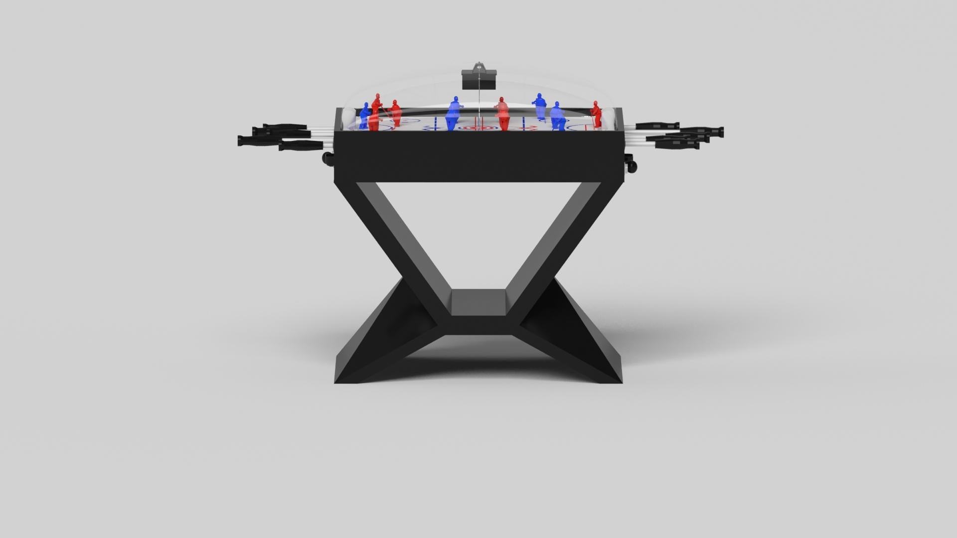 Américain Elevate Customs Standard Kors Dome Hockey Tables/Solid Pantone Black in 3'9