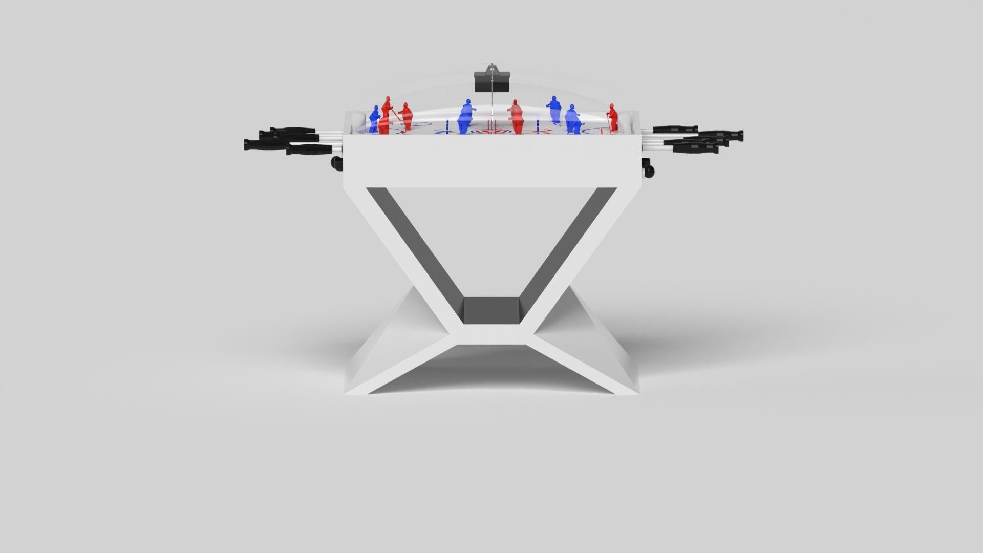 Américain Elevate Customs Standard Dome Hockey Tables/Solid Pantone White in 3'9