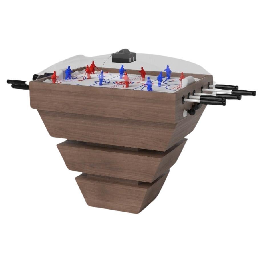 Elevate Customs Standard Louve Dome Hockey Tables/Solid Walnut Wood in 3'9" -USA For Sale